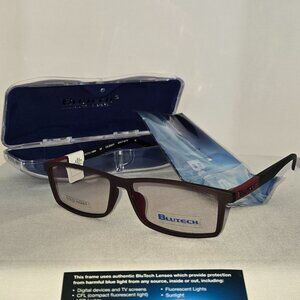 BluTech Computer Glasses - 55-13-140 - Merlot Matte